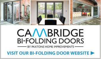 Cambridge Bi-folding Doors website panel