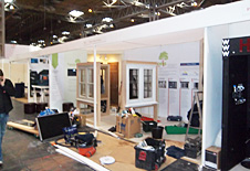 Paxtons exhibition build-up